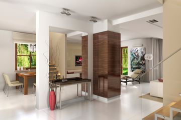  Projekt domu Davos DCP220 (WOB1019) - projekt domu parterowego z poddaszem - Zdjęcie 3