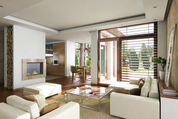  Projekt domu Dijon IV DCP234c (WOB1136) - projekt domu parterowego z poddaszem - Zdjęcie 3