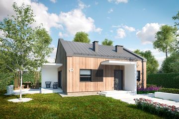  Projekt domu Inez (PRA1152) - projekt domu parterowego - Zdjęcie 3