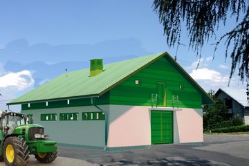  Projekt obory WB-3509 (KRA3740) - projekt obory parterowego - Zdjęcie 1