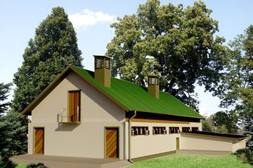  Projekt chlewni WB-3676 (KRA3753) - projekt chlewni parterowego - Zdjęcie 1