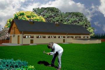  Projekt chlewni WB-3678 (KRA3755) - projekt chlewni parterowego - Zdjęcie 1