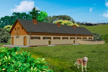  Projekt chlewni WB-3679 (KRA3756) - projekt chlewni parterowego - Zdjęcie 1