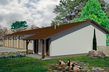  Projekt budynku gospodarczego WB-3708 (KRA3761) - projekt budynku parterowego - Zdjęcie 1
