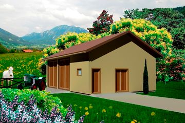  Projekt budynku gospodarczego WB-3740 (KRA3769) - projekt budynku parterowego - Zdjęcie 2