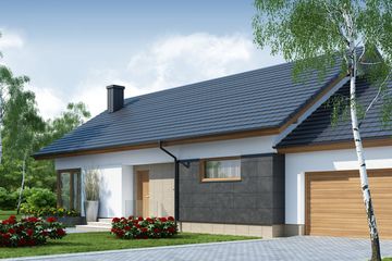  Projekt domu Midas 2 PS (WRW1224) - projekt domu parterowego - Zdjęcie 1