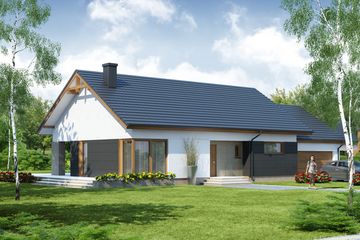  Projekt domu Midas 2 PS (WRW1224) - projekt domu parterowego - Zdjęcie 2