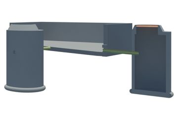  Projekt zbiornika na gnojowicę WB-5717 (KRA3807) - projekt zbiornika parterowego - Zdjęcie 2