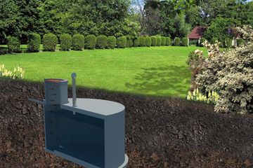  Projekt zbiornika na gnojowicę WB-6017 (KRA3811) - projekt zbiornika parterowego - Zdjęcie 1