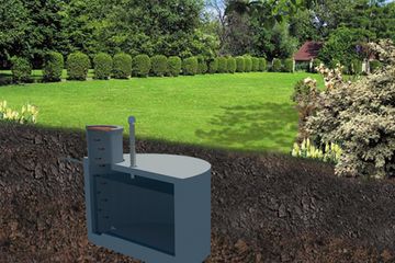  Projekt zbiornika na gnojowicę WB-6020 (KRA3812) - projekt zbiornika parterowego - Zdjęcie 1