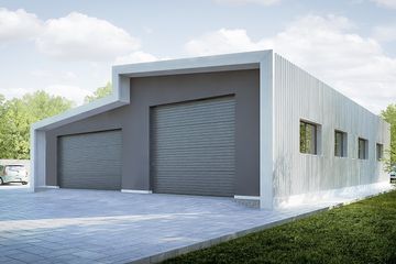  Projekt garażu G211 - Budynek garażowo - gospodarczy (PRA1182) - projekt garażu parterowego - Zdjęcie 1