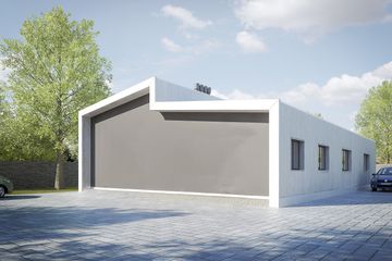  Projekt garażu G211 - Budynek garażowo - gospodarczy (PRA1182) - projekt garażu parterowego - Zdjęcie 2