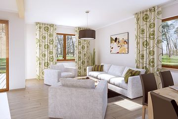  Projekt domu Borówka 2 dr-S (BSA1608) - projekt domu parterowego - Zdjęcie 4