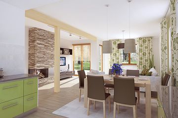  Projekt domu Borówka 2 dr-S (BSA1608) - projekt domu parterowego - Zdjęcie 7