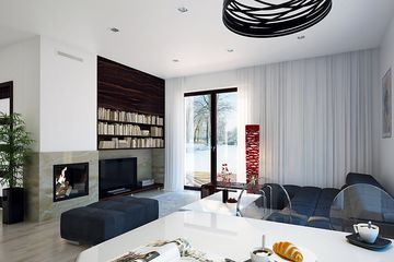  Projekt domu Jabłoń (BSA1584) - projekt domu parterowego z poddaszem - Zdjęcie 3