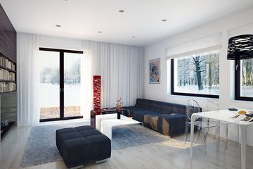  Projekt domu Jabłoń (BSA1584) - projekt domu parterowego z poddaszem - Zdjęcie 4