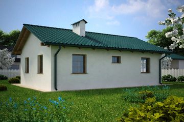  Projekt domu letniskowego G132 - Budynek letniskowy (PRA1192) - projekt domu parterowego - Zdjęcie 2