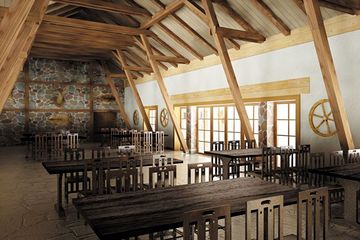  Projekt pensjonatu Cykada 3 (BSA1498) - projekt pensjonatu parterowego z poddaszem - Zdjęcie 3