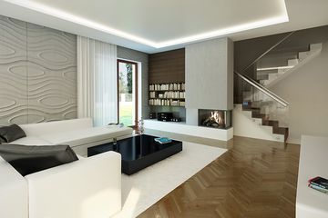  Projekt domu Neptun 6 (BSA1576) - projekt domu parterowego z poddaszem - Zdjęcie 4