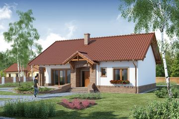  Projekt domu Amazis 3 (WRW1196) - projekt domu parterowego - Zdjęcie 1