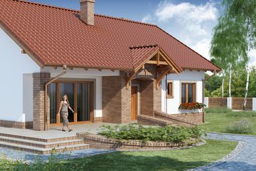  Projekt domu Amazis 3 (WRW1196) - projekt domu parterowego - Zdjęcie 2