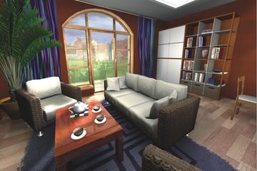  Projekt domu Wierzba B garaż z przodu schody kręte (WRD1450) - projekt domu parterowego z poddaszem - Zdjęcie 5