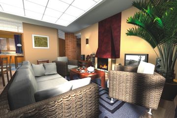  Projekt domu Wierzba B garaż z przodu schody kręte (WRD1450) - projekt domu parterowego z poddaszem - Zdjęcie 8