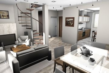  Projekt domu Gienia F PS (WRD1803) - projekt domu parterowego z poddaszem - Zdjęcie 5