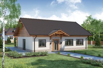  Projekt domu Atlant 3 PS (WRW1227) - projekt domu parterowego - Zdjęcie 1