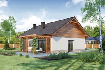  Projekt domu Atlant 3 PS (WRW1227) - projekt domu parterowego - Zdjęcie 2