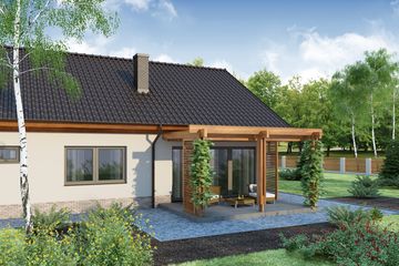  Projekt domu Atlant 3 PS (WRW1227) - projekt domu parterowego - Zdjęcie 3