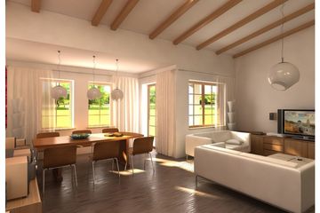  Projekt domu Irys 10-18 wersja C z podwójnym garażem (WRD1352) - projekt domu parterowego - Zdjęcie 4