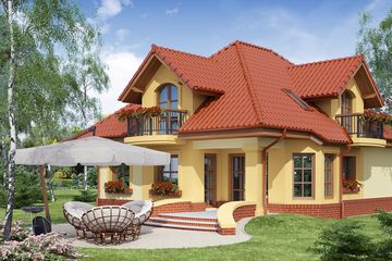  Projekt domu Adonis (WRW1026) - projekt domu parterowego z poddaszem - Zdjęcie 3