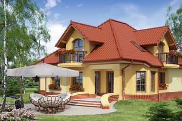  Projekt domu Adonis G2 (WRW1040) - projekt domu parterowego z poddaszem - Zdjęcie 3