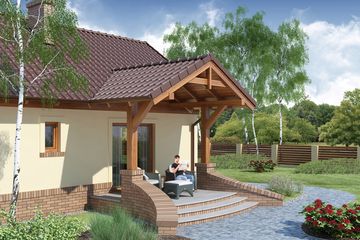  Projekt domu Amadeusz 3 Light (WRW1198) - projekt domu parterowego - Zdjęcie 3