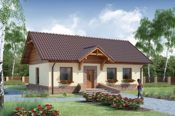  Projekt domu Amadeusz 3 Light (WRW1198) - projekt domu parterowego - Zdjęcie 4