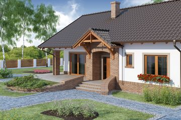  Projekt domu Amazis (WRW1184) - projekt domu parterowego - Zdjęcie 4