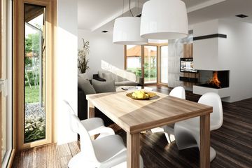  Projekt domu Archimedes (WRW1100) - projekt domu parterowego z poddaszem - Zdjęcie 10