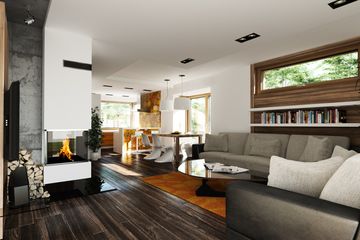  Projekt domu Archimedes 2 (WRW1112) - projekt domu parterowego z poddaszem - Zdjęcie 7