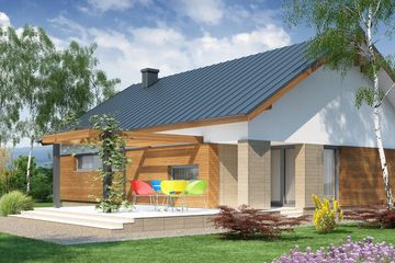  Projekt domu Duris 3 (WRW1139) - projekt domu parterowego - Zdjęcie 3