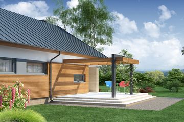  Projekt domu Duris 3 (WRW1139) - projekt domu parterowego - Zdjęcie 4