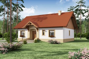  Projekt domu Elian 3 (WRW1126) - projekt domu parterowego - Zdjęcie 3