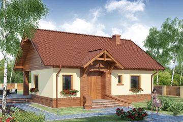  Projekt domu Eliasz 3 (WRW1181) - projekt domu parterowego - Zdjęcie 3