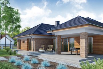  Projekt domu Georgina 2 PS (WRW1208) - projekt domu parterowego - Zdjęcie 3