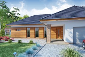  Projekt domu Georgina 2 PS (WRW1208) - projekt domu parterowego - Zdjęcie 5