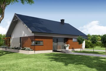  Projekt domu Gorgiasz (WRW1120) - projekt domu parterowego - Zdjęcie 3