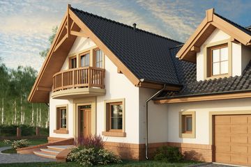  Projekt domu Gracjan 2 (WRW1077) - projekt domu parterowego z poddaszem - Zdjęcie 3