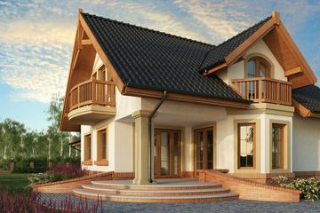  Projekt domu Gracjan 2 (WRW1077) - projekt domu parterowego z poddaszem - Zdjęcie 4