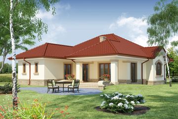  Projekt domu Hera (WRW1142) - projekt domu parterowego - Zdjęcie 3