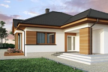  Projekt domu Herakles (WRW1087) - projekt domu parterowego - Zdjęcie 4